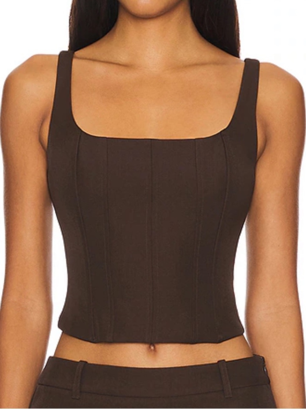 NWT NIA “Serenity” top in brown
